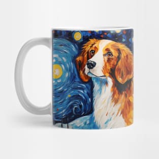 Kooikerhondje oil portrait Mug